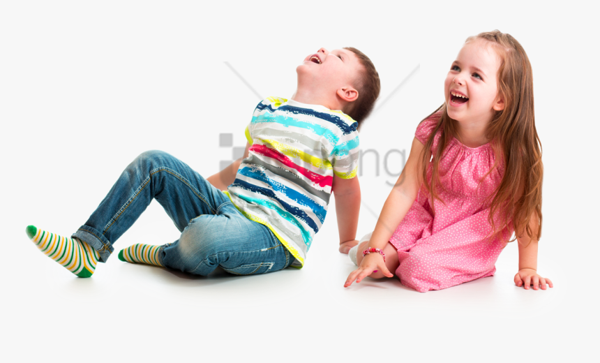 Free Png Children Sitting Png Png Image With Transparent - Laughing Child Png, Png Download, Free Download