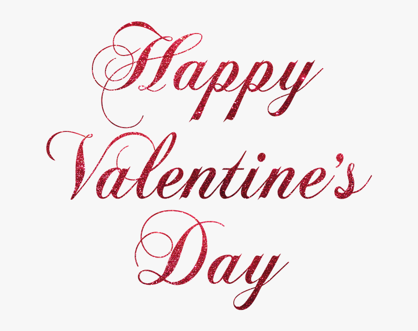 Happy, Valentine"s, Day, Happy Valentines Day - Calligraphy, HD Png Download, Free Download