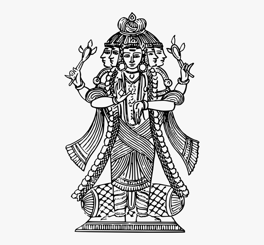Shiv Parvati Image Black And White, HD Png Download, Free Download
