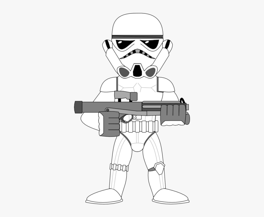 Stormtrooper Darth Vader Clipart Storm Trooper Image - Stormtrooper Clipart, HD Png Download, Free Download