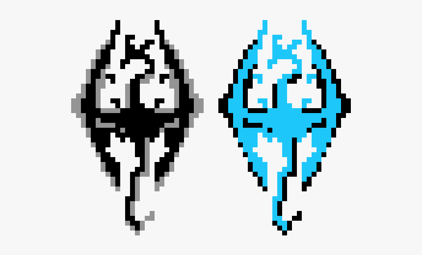 Skyrim Logo Pixel Art, HD Png Download, Free Download