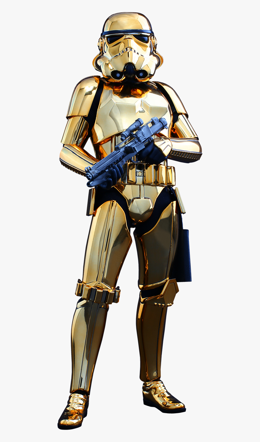 Hot Toys Stormtrooper Gold Chrome Version Sixth Scale - Star Wars Gold Stormtrooper, HD Png Download, Free Download