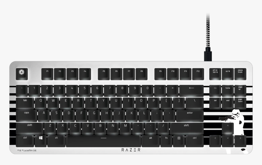 Razer Blackwidow Lite Stormtrooper Edition, HD Png Download, Free Download