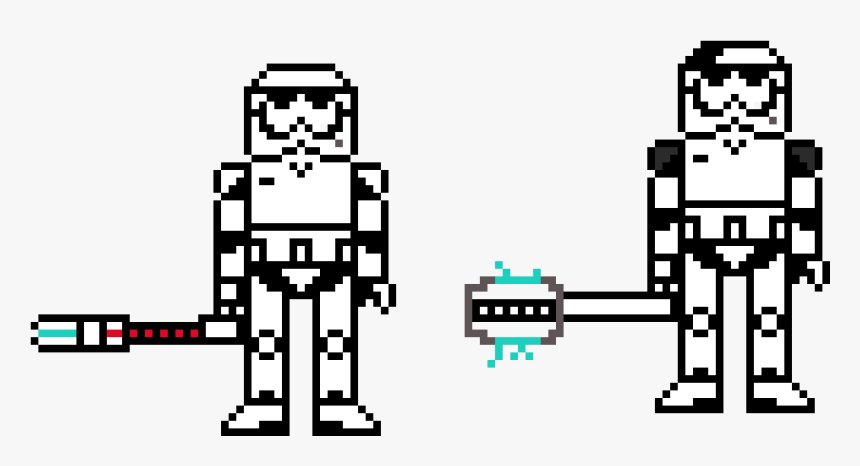 Pixel Art Stormtrooper, HD Png Download, Free Download