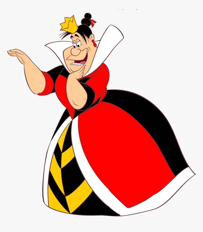 Alice In Wonderland Queen Of Hearts King Of Hearts - Cartoon Red Queen Alic...