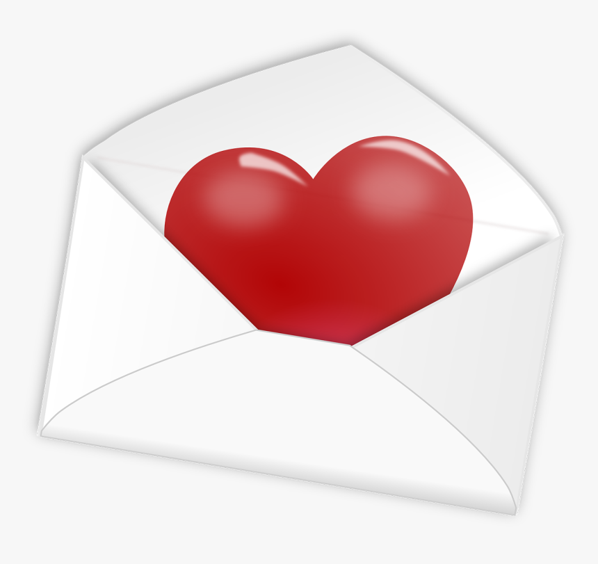 Envelope With Heart Png, Transparent Png, Free Download