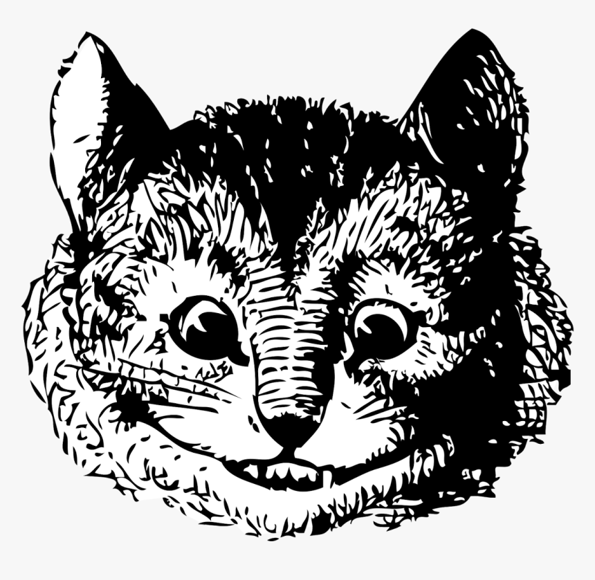 The Cheshire Cat From Alice In Wonderland - Original Alice In Wonderland Cheshire Cat, HD Png Download, Free Download