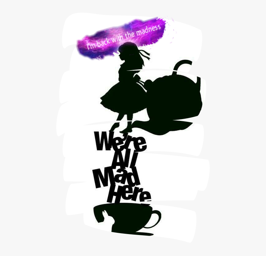 Transparent Alice In Wonderland Png Images - Alice In Wonderland Clipart Bl...
