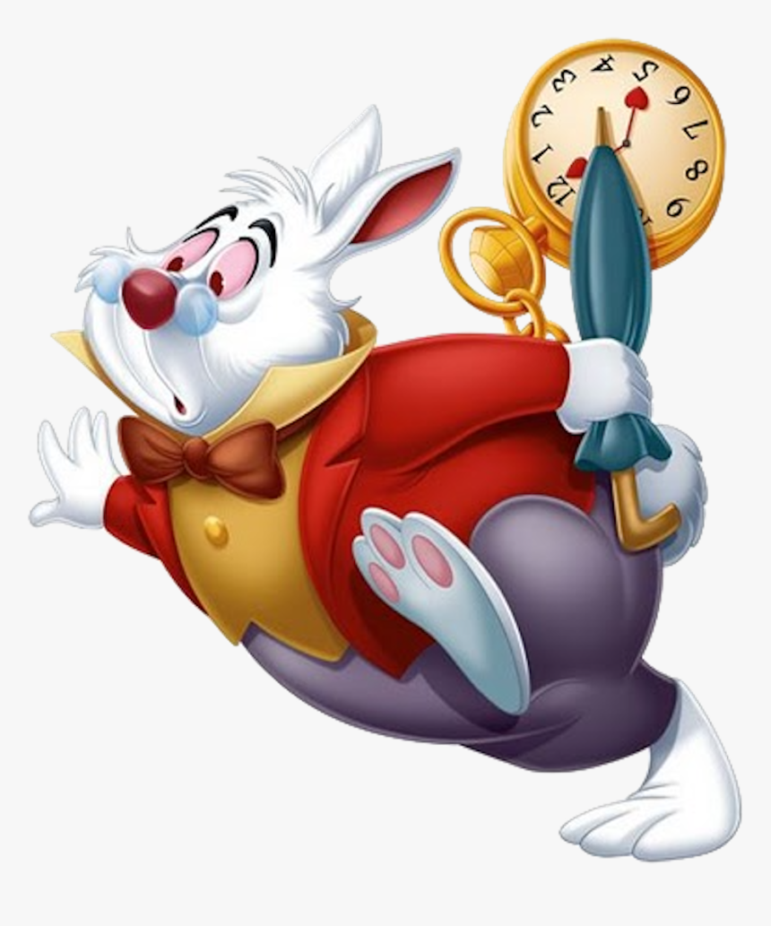 Alice In Wonderland Animated Characters - Alice In Wonderland Disney White Rabbit, HD Png Download, Free Download