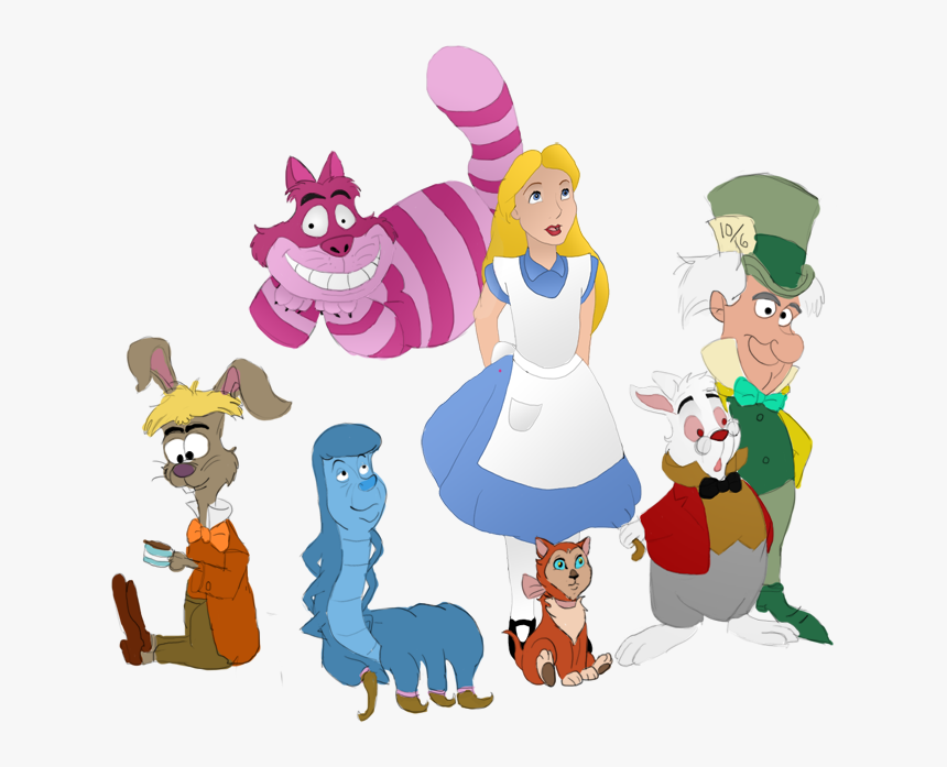Alice In Wonderland Clipart Png Download - Cartoon, Transparent Png, Free Download