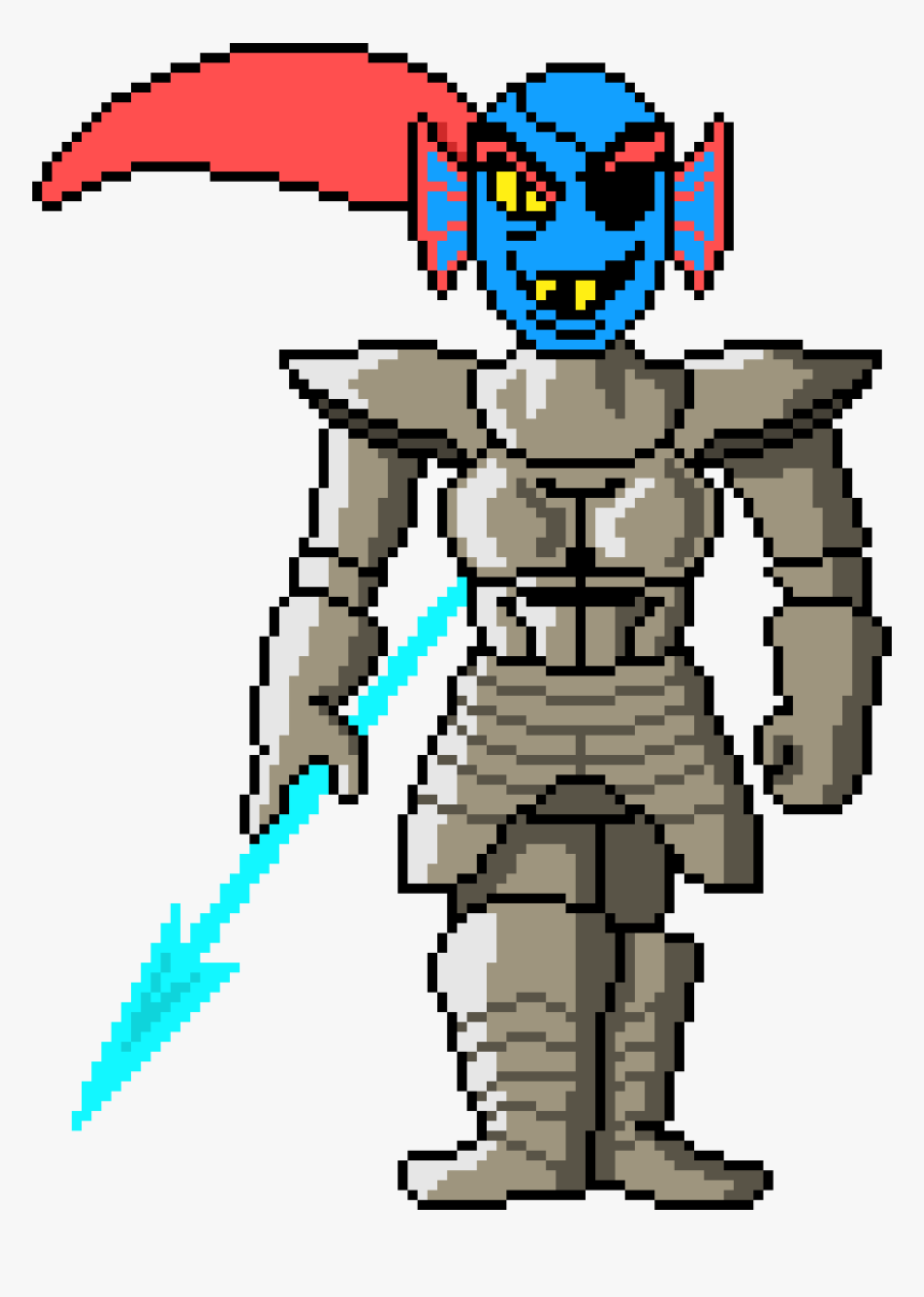 Undertale Undyne - Undertale Undyne Colored Sprite, HD Png Download, Free Download