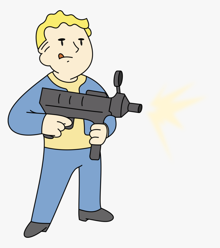 59026 - Fallout Vault Boy Fan Art, HD Png Download, Free Download