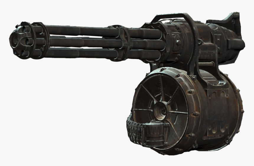 Minigun - Would Fallout Power Armor Be Viable In Real Life, HD Png Download, Free Download