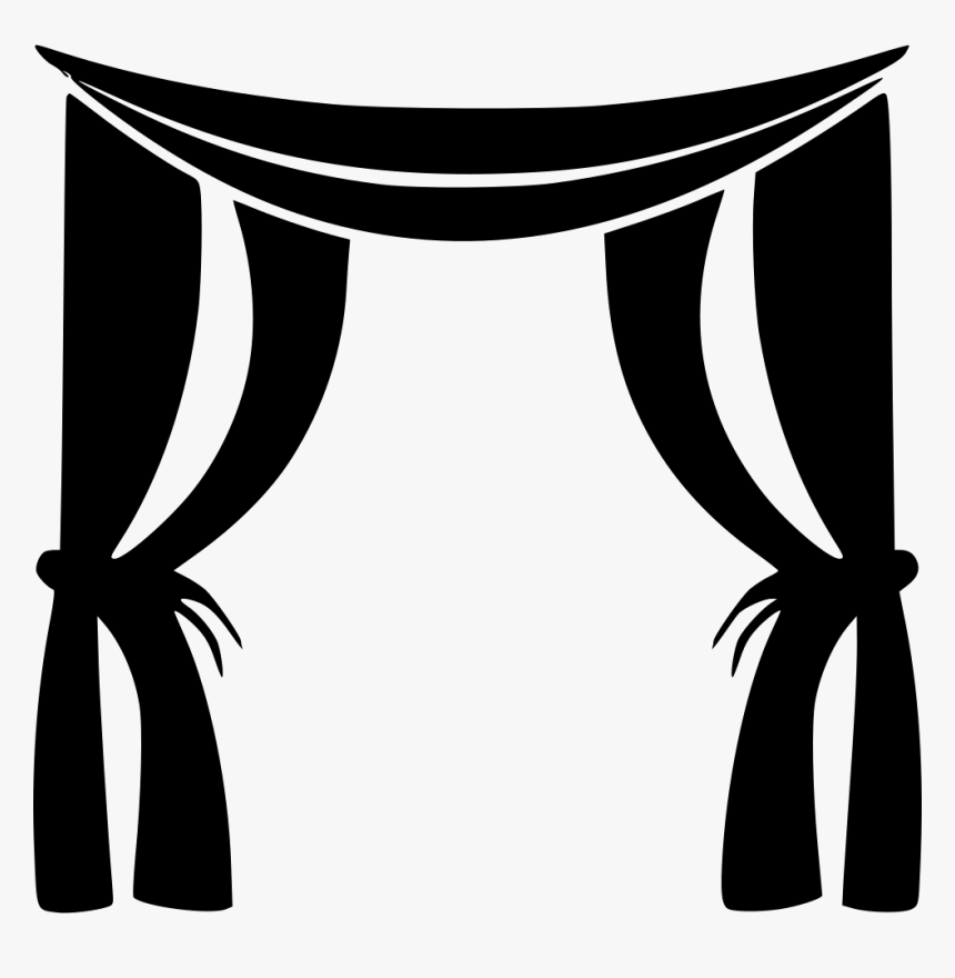 Curtain Free On Dumielauxepices - Black Curtain Vector Png, Transparent Png, Free Download