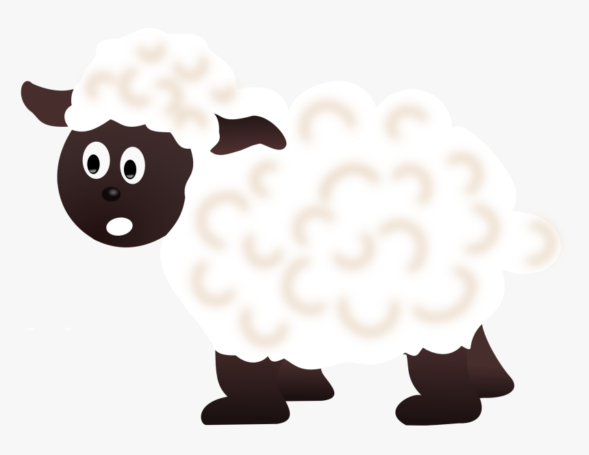 Zebra Face Cartoon - Cute Transparent Background Sheep Clipart Png, Png Download, Free Download