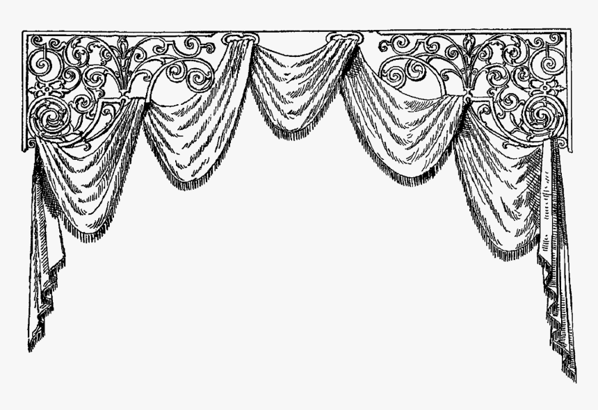 Curtain Border Clip Art, HD Png Download, Free Download