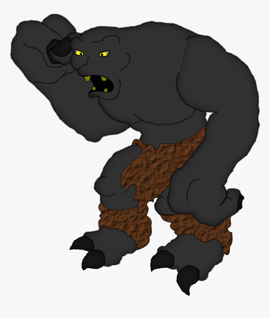 Black Troll Monster, HD Png Download, Free Download