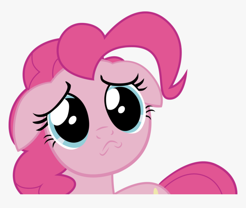 Pinkie Sad Face Vector By Br David - Pinkie Pie Cute Face, HD Png Download, Free Download