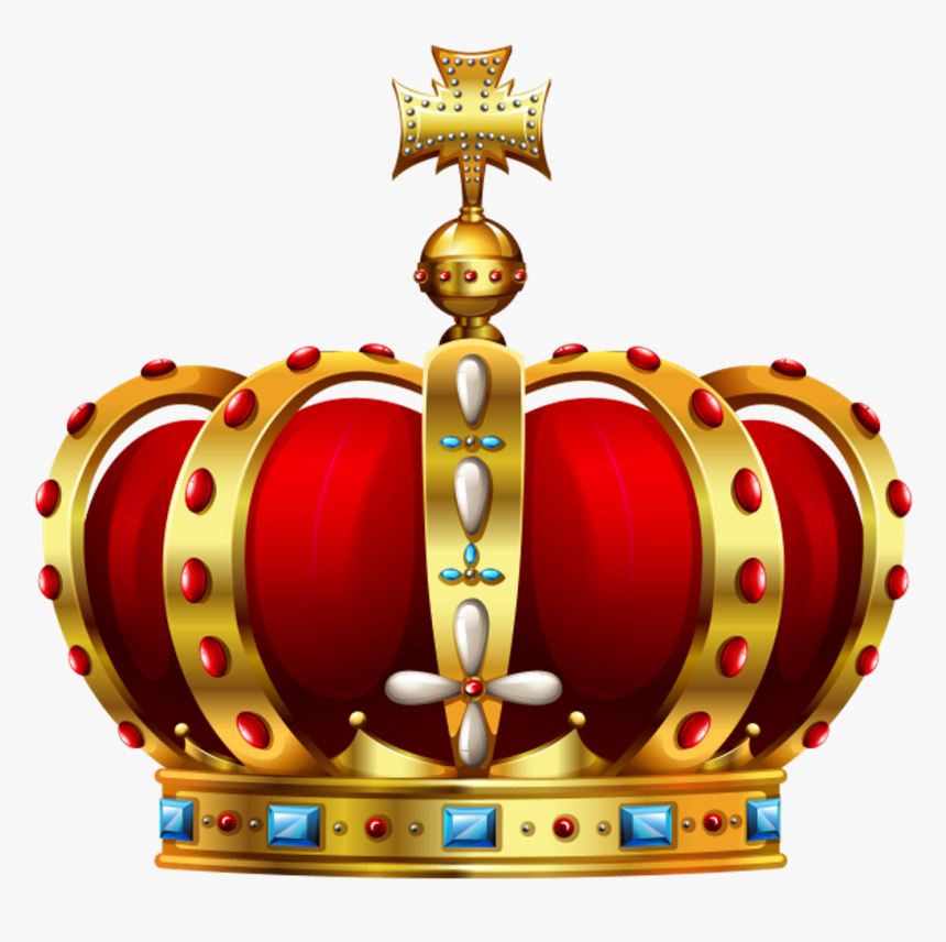 Scking King Crown Object God Red Ftestickers - Red Crown, HD Png Download, Free Download