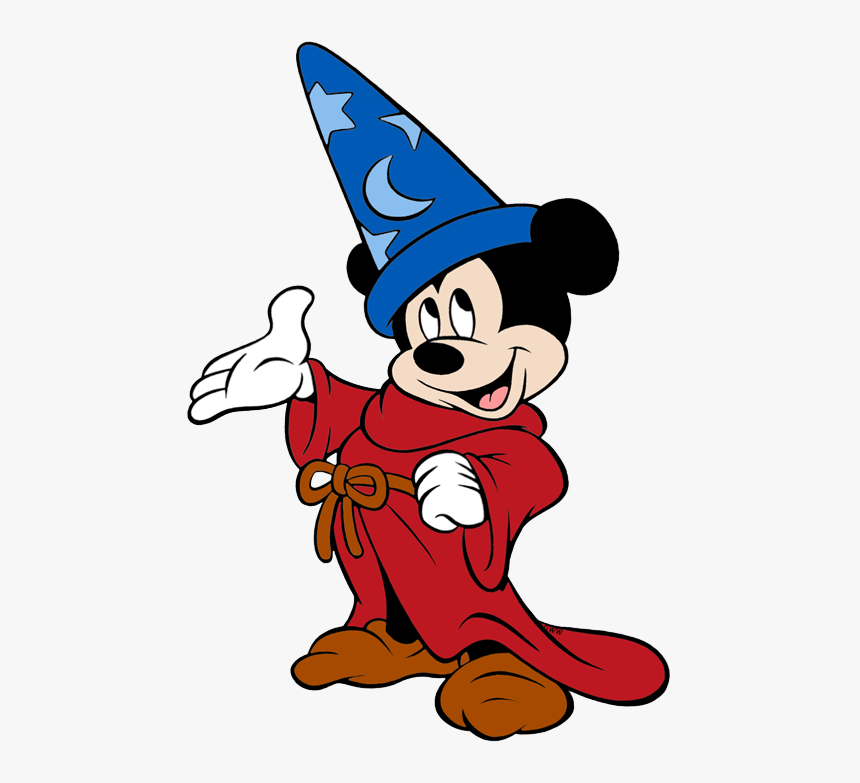 Sorcerer Mickey Png Clipart - Sorcerer Mickey Clipart, Transparent Png, Free Download