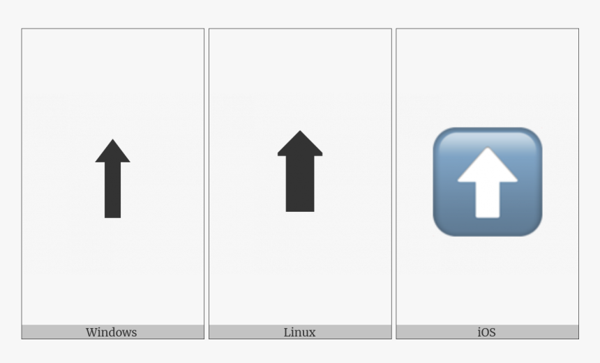 Upwards Black Arrow On Various Operating Systems - Traffic Sign, HD Png Download, Free Download