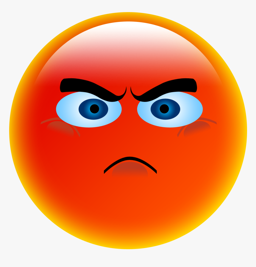 Anger Smiley Emoticon Face Clip Art - Angry Face Emoji Png, Transparent Png, Free Download