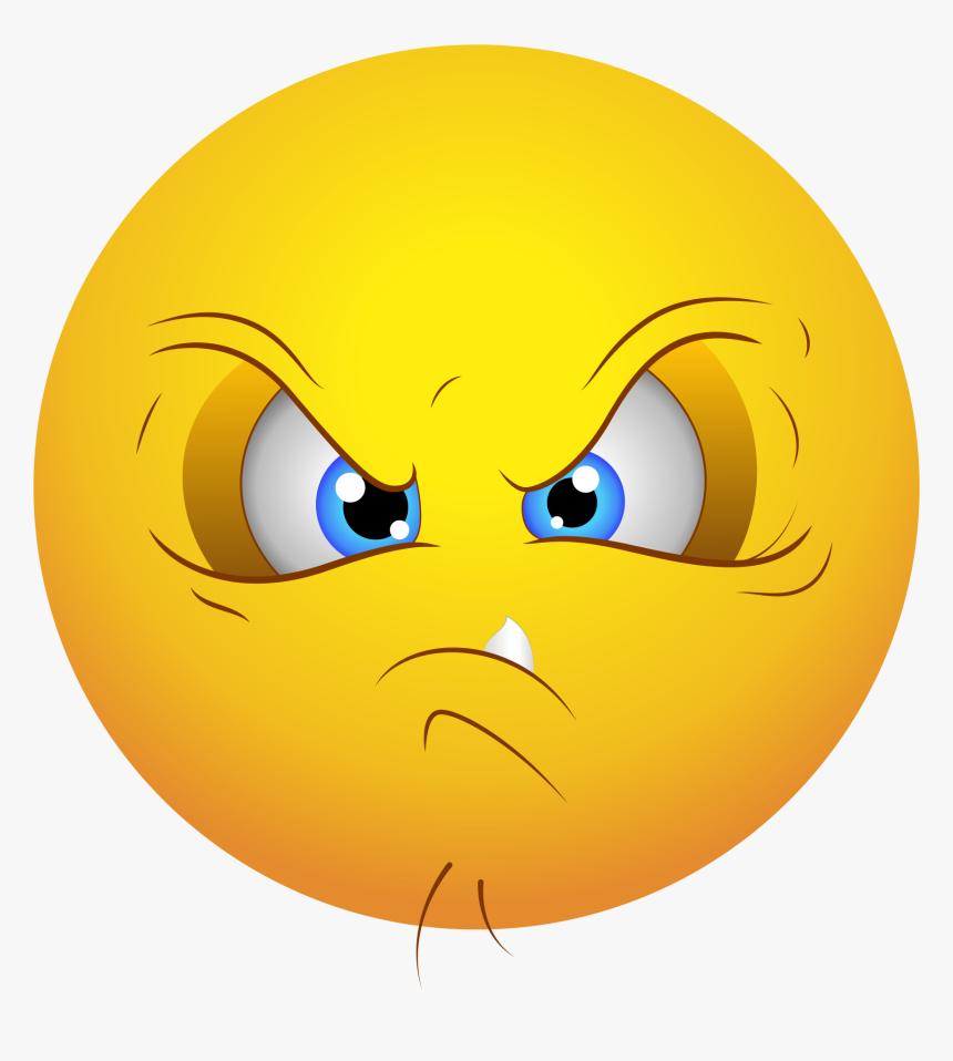 Angry Emoji 132 Decal - Angry Face Emoji, HD Png Download, Free Download