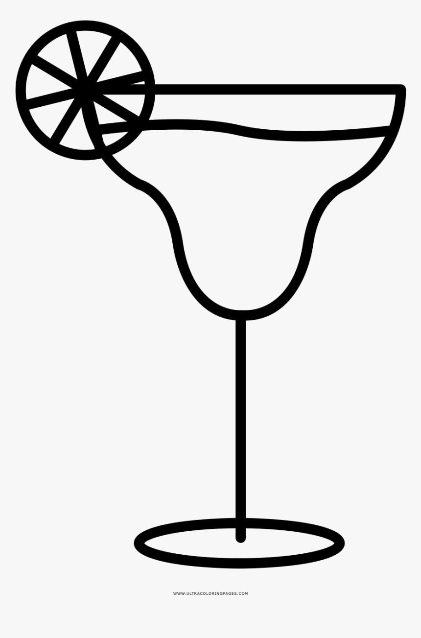 Margarita Coloring Page - Margarita Clipart Transparent Background, HD Png Download, Free Download