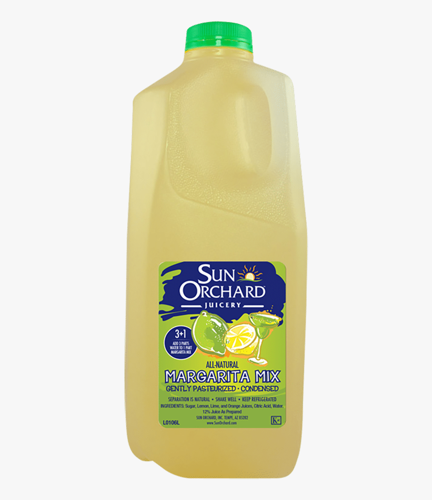 Margarita Mix, 3 1 Condensed 64oz - Sun Orchard Margarita Mix, HD Png Download, Free Download
