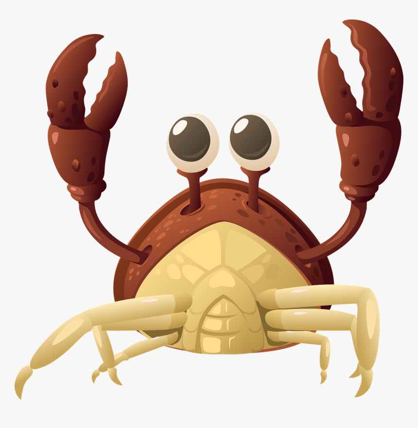 Crab 4 Transparent Image Clipart - Crab Image Transparent Background, HD Png Download, Free Download