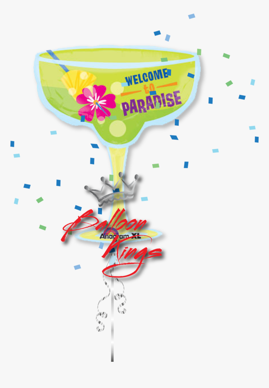 Margarita Paradise Glass - Wine Glass, HD Png Download, Free Download