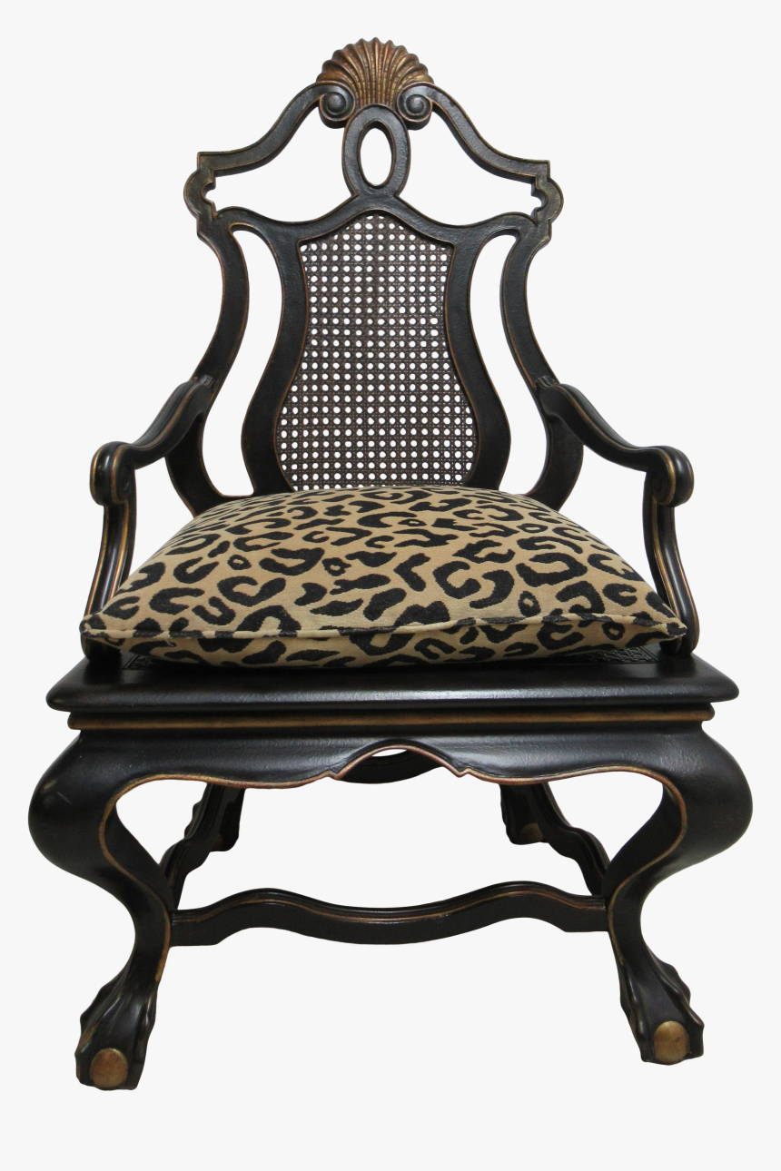 Modern Oversized Maitland Smith Ball Claw Throne Cane - Throne, HD Png Download, Free Download