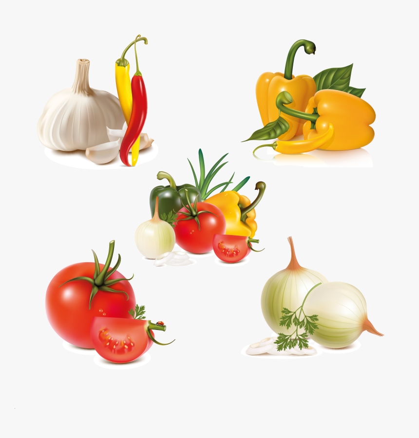 Vegetables Fruits Vector Free, HD Png Download, Free Download