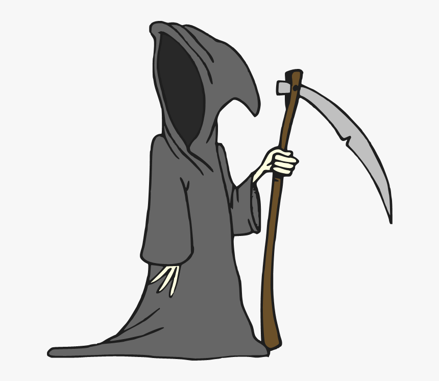 Grim Reaper Cartoon Drawing Clipart , Png Download - Death Grim Reaper Cartoon, Transparent Png, Free Download