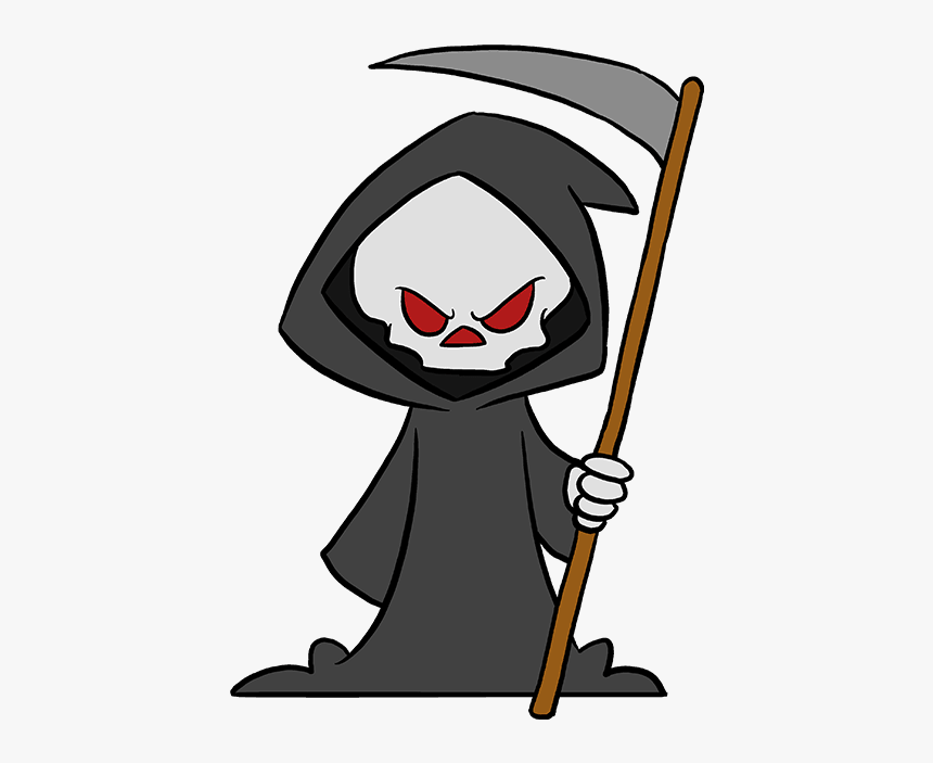 How To Draw Grim Reaper - Easy Grim Reaper Drawing, HD Png Download, Free Download