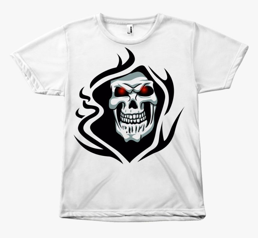 Grim Reaper Skull T-shirt - Grim Reaper Tribal, HD Png Download, Free Download