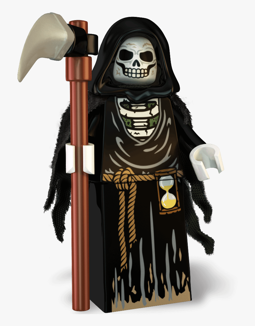 Transparent Grim Reaper Scythe Png - Grim Reaper Lego Figure, Png Download, Free Download