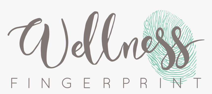 Wellness Fingerprint Logo - Calligraphy, HD Png Download, Free Download