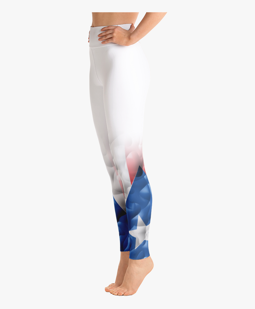 White And Blue Leggings, HD Png Download, Free Download