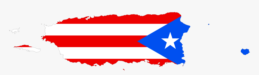 Puerto Rico Map Flag - Transparent Puerto Rico Flag Map, HD Png Download, Free Download