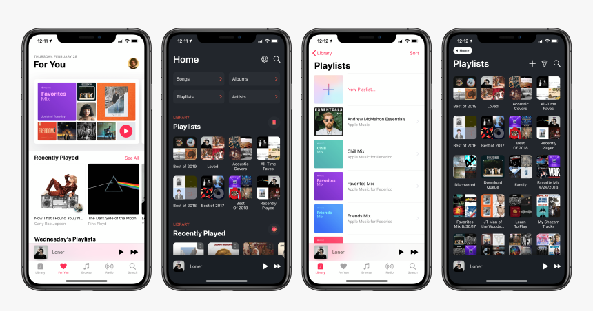 Comparing The For You And Playlist Pages Between Music - Apple Health Sources Ios 13, HD Png Download, Free Download