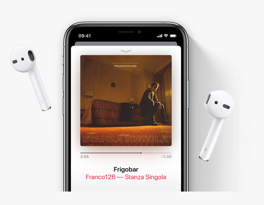 Transparent Airpods Png - Apple Music With Airpods, Png Download, Free Download
