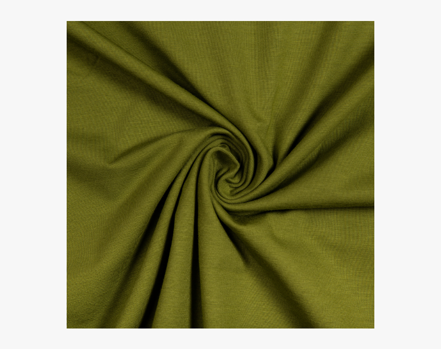 Cotton Jersey Fern Green - Satin, HD Png Download, Free Download