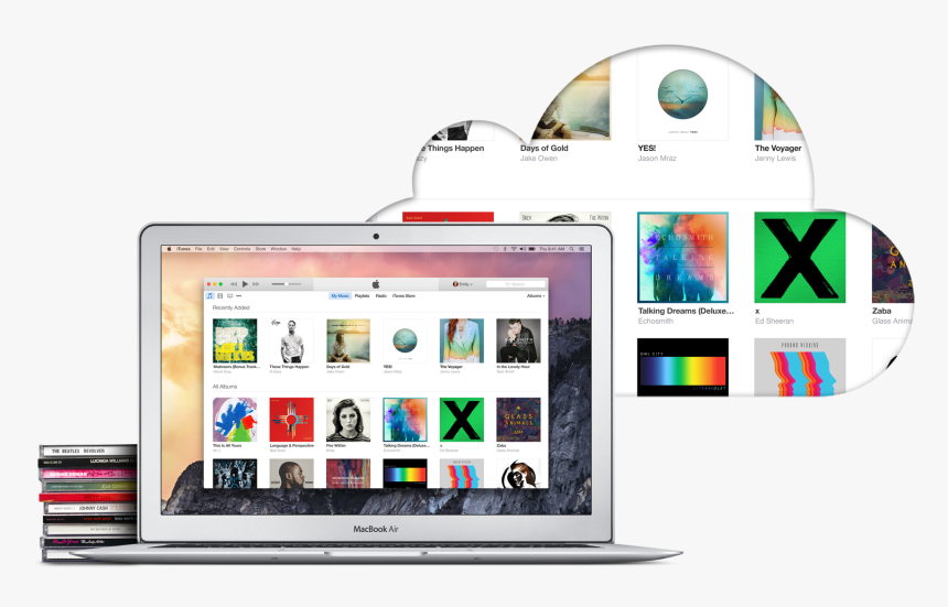 Itunes Match Mac Cds Cloud - Itunes Match, HD Png Download, Free Download