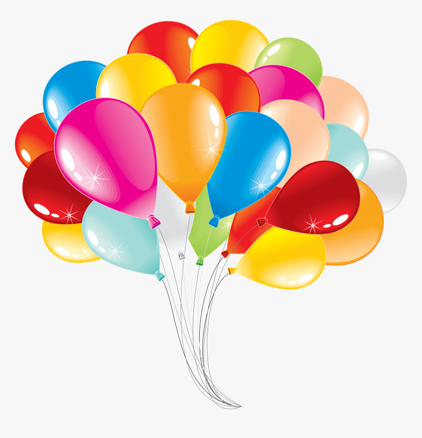 Picsart Bouquet De Globos Png Free Download - Imagen De Globos De Aniversario, Transparent Png, Free Download