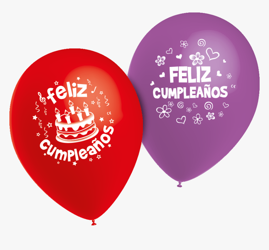 Globos Impresos Feliz Cumpleaños, HD Png Download, Free Download