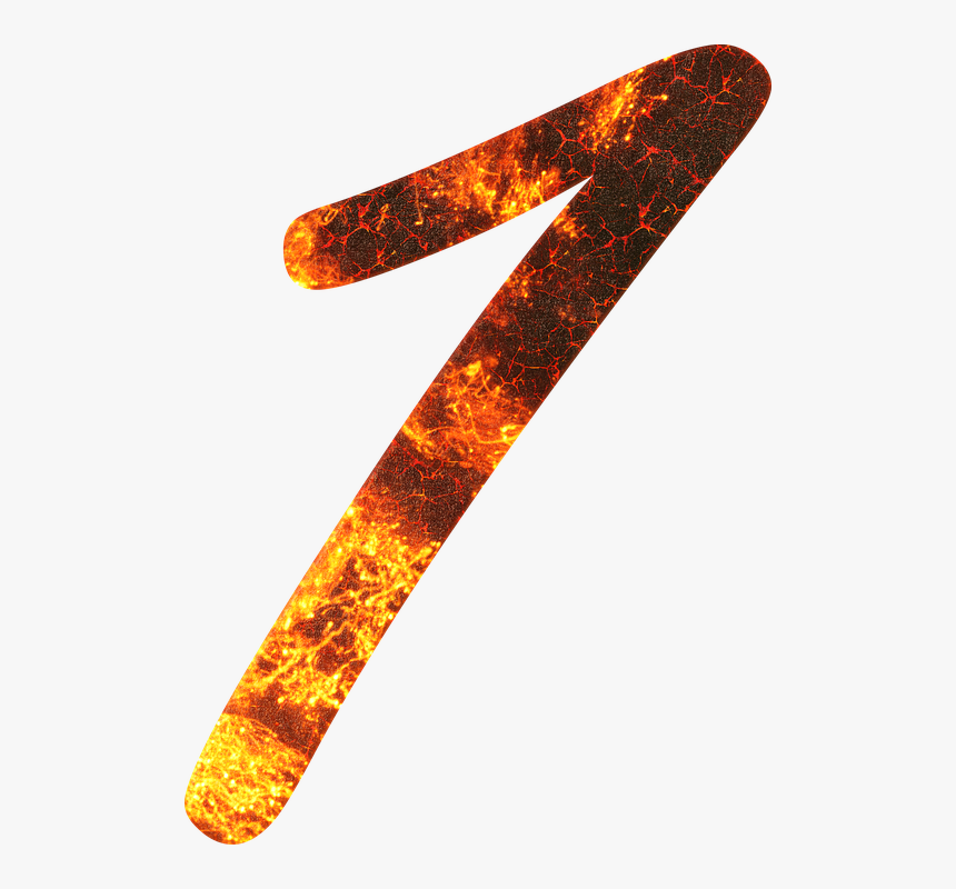 Número, 1, Fuego, Fuente, Formación, Uno, Aprender - Number 1 Fire Png, Transparent Png, Free Download