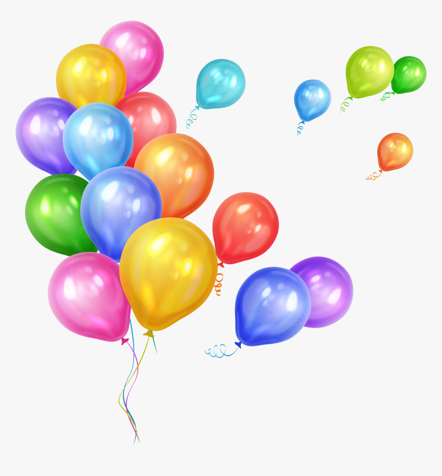 Balloon Party Birthday - Party Balloons Transparent Background, HD Png Download, Free Download