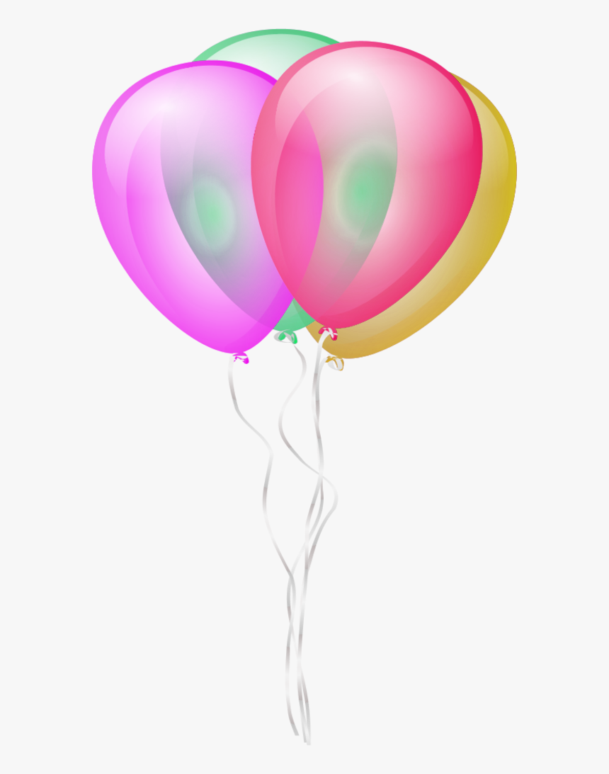 Transparent Balloons Clipart Border - Globos Png Transparente, Png Download, Free Download