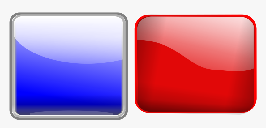 Glossy Blue Button Png - Free Glossy Button, Transparent Png, Free Download